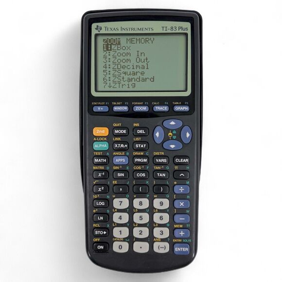 Texas Instruments TI-83 Plus Graphing Calculator Black WORKS - Picture 2 of 13